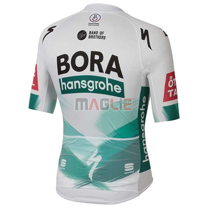 Maglia Bora-Hansgrone Manica Corta 2020 Bianco Verde - Clicca l'immagine per chiudere